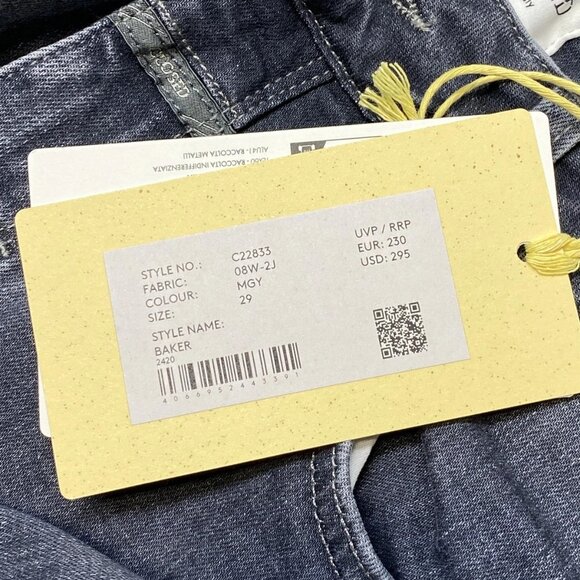 Closed Women’s Baker Skinny Jeans Size 29 Rain Gray Slight Distress - Picture 2 of 12